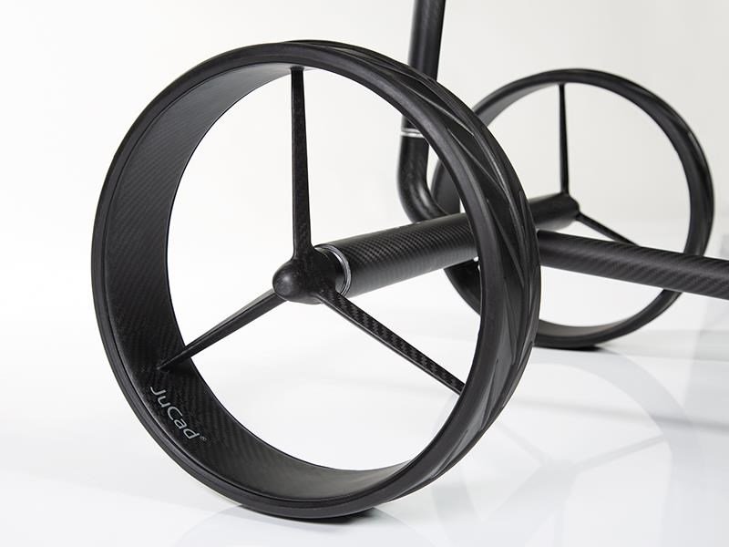 JuCad Carbon Travel Nero SV 2.0 carrello elettrico, nero