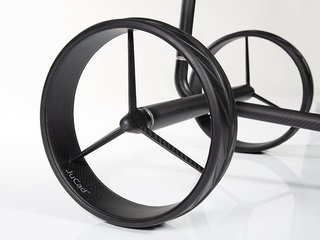 JuCad Carbon Travel Nero SV 2.0 carrello elettrico, nero