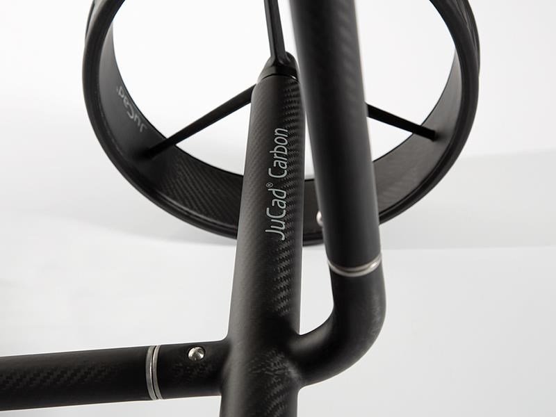 JuCad Carbon Travel Nero SV 2.0 carrello elettrico, nero