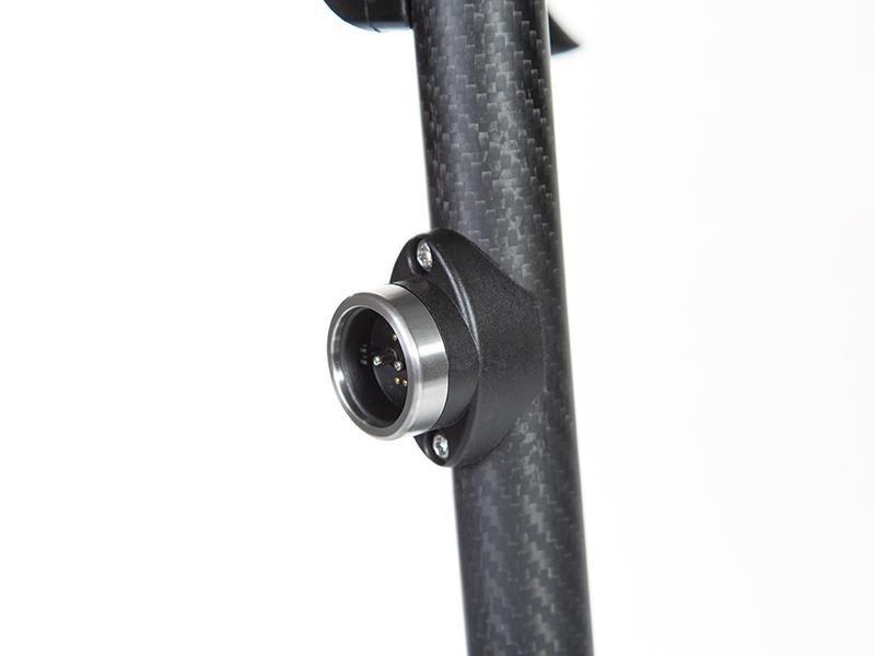 JuCad Carbon Travel Nero SV 2.0 carrello elettrico, nero