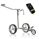 JuStar Silver 1.0 carrello elettrico con telecomando, argento