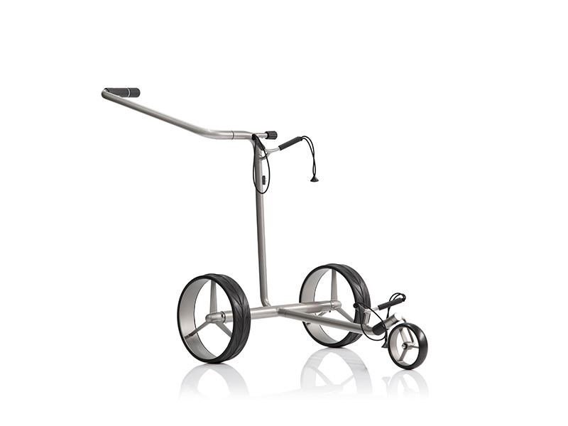 JuStar Silver 1.0 carrello elettrico con telecomando, argento