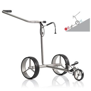 JuStar Silver 1.0 carrello elettrico, stříbrná