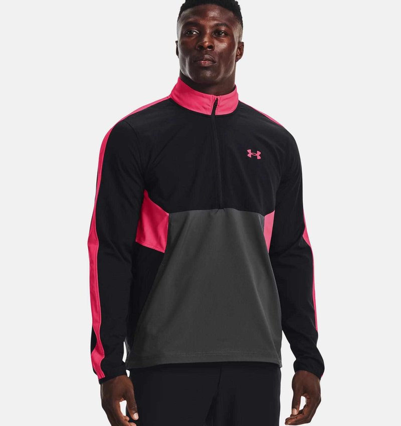 Under Armour Storm Windstrike 1/2 Zip giacca da uomo, nero/grigio jet