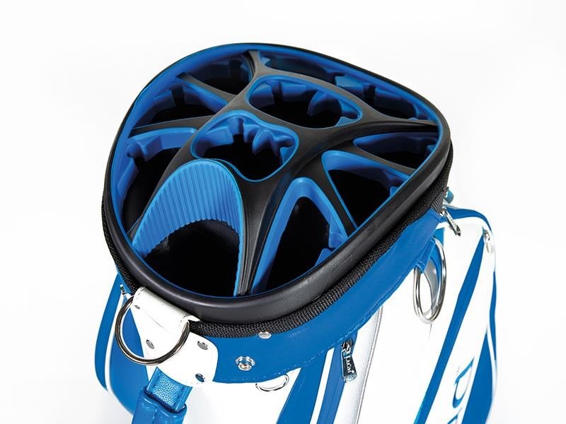 JuCad Pro cart bag, blu/bianco