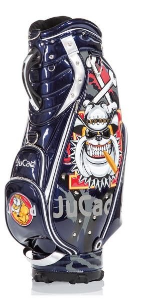 JuCad Luxury cart bag, blu/bianco