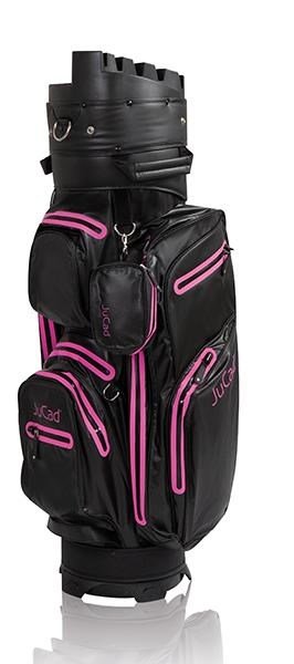 JuCad Manager Dry cart bag, nero/rosa