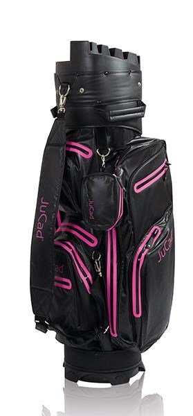 JuCad Manager Dry cart bag, nero/rosa