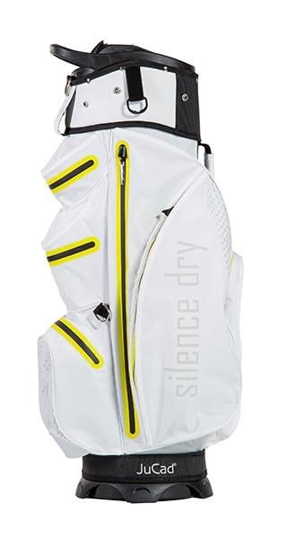 JuCad Silence Dry cart bag, bianco/giallo
