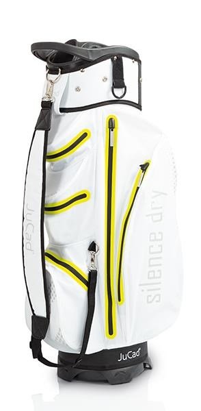 JuCad Silence Dry cart bag, bianco/giallo