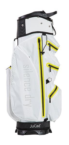 JuCad Silence Dry cart bag, bianco/giallo