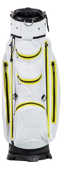 JuCad Silence Dry cart bag, bianco/giallo