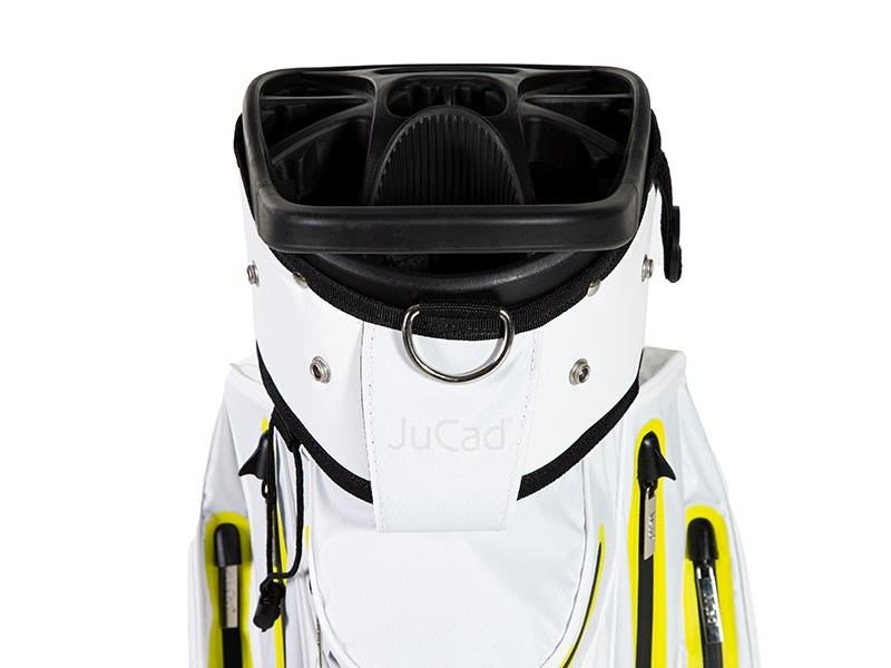 JuCad Silence Dry cart bag, bianco/giallo