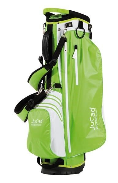 JuCad Waterproof 2in1 stand bag, verde/bianco