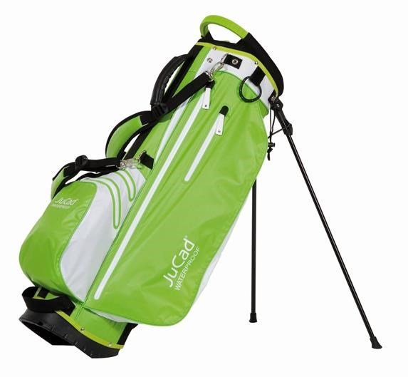 JuCad Waterproof 2in1 stand bag, verde/bianco