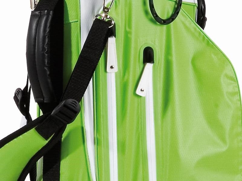 JuCad Waterproof 2in1 stand bag, verde/bianco