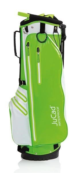 JuCad Waterproof 2in1 stand bag, verde/bianco