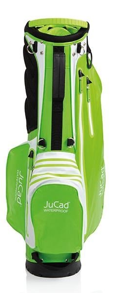JuCad Waterproof 2in1 stand bag, verde/bianco