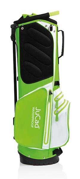 JuCad Waterproof 2in1 stand bag, verde/bianco