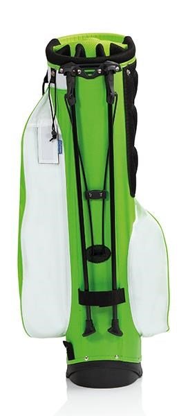 JuCad Waterproof 2in1 stand bag, verde/bianco