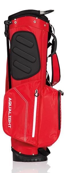 JuCad Aqualight Waterproof 2in1 stand bag, rosso/bianco