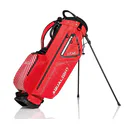 JuCad Aqualight Waterproof 2in1 stand bag, rosso/bianco