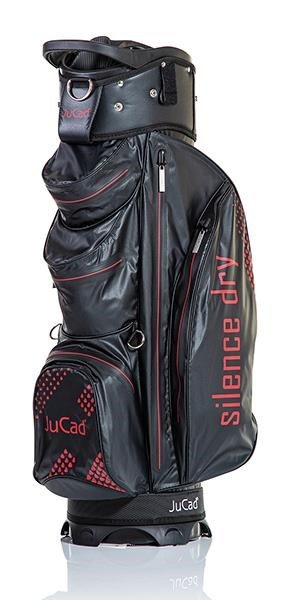 JuCad Silence Dry cart bag, nero/rosso