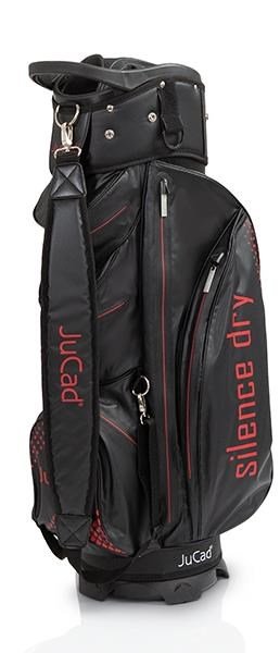 JuCad Silence Dry cart bag, nero/rosso