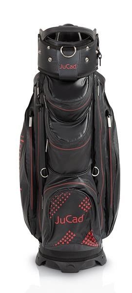 JuCad Silence Dry cart bag, nero/rosso