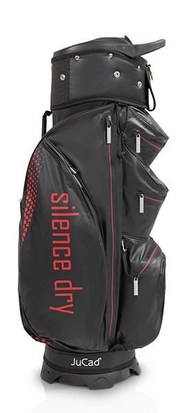 JuCad Silence Dry cart bag, nero/rosso