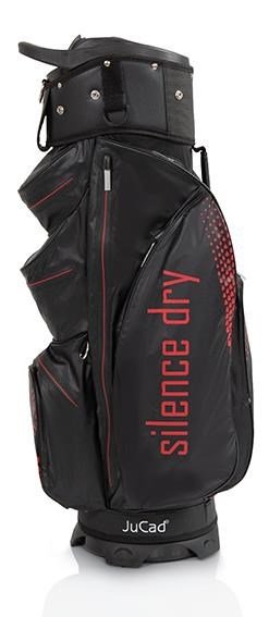 JuCad Silence Dry cart bag, nero/rosso