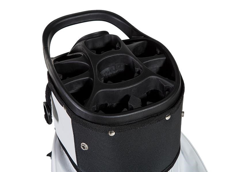 JuCad Silence Dry cart bag, nero/rosso