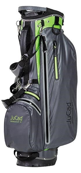 JuCad Waterproof 2in1 stand bag, grigio/verde