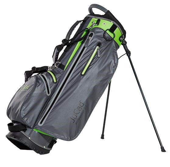 JuCad Waterproof 2in1 stand bag, grigio/verde