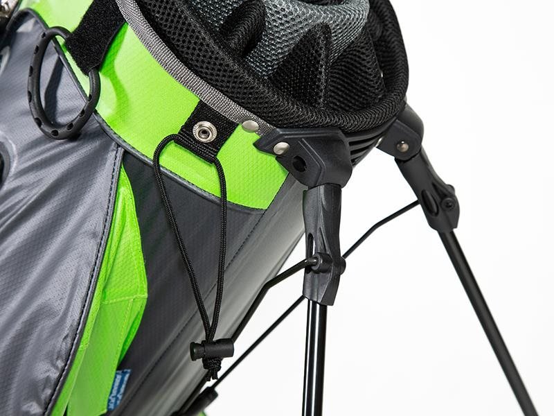 JuCad Waterproof 2in1 stand bag, grigio/verde