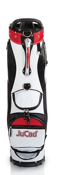 JuCad Bag To Roll cart bag, nero/bianco/rosso