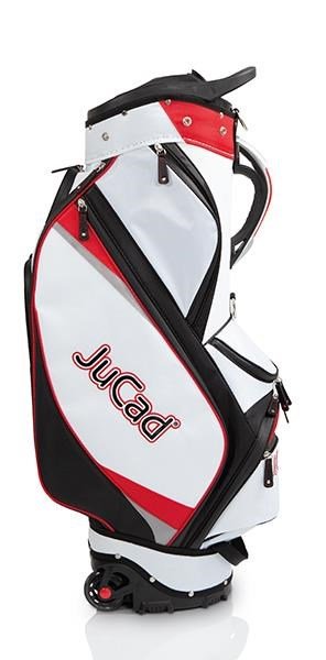 JuCad Bag To Roll cart bag, nero/bianco/rosso