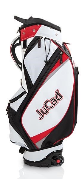 JuCad Bag To Roll cart bag, nero/bianco/rosso