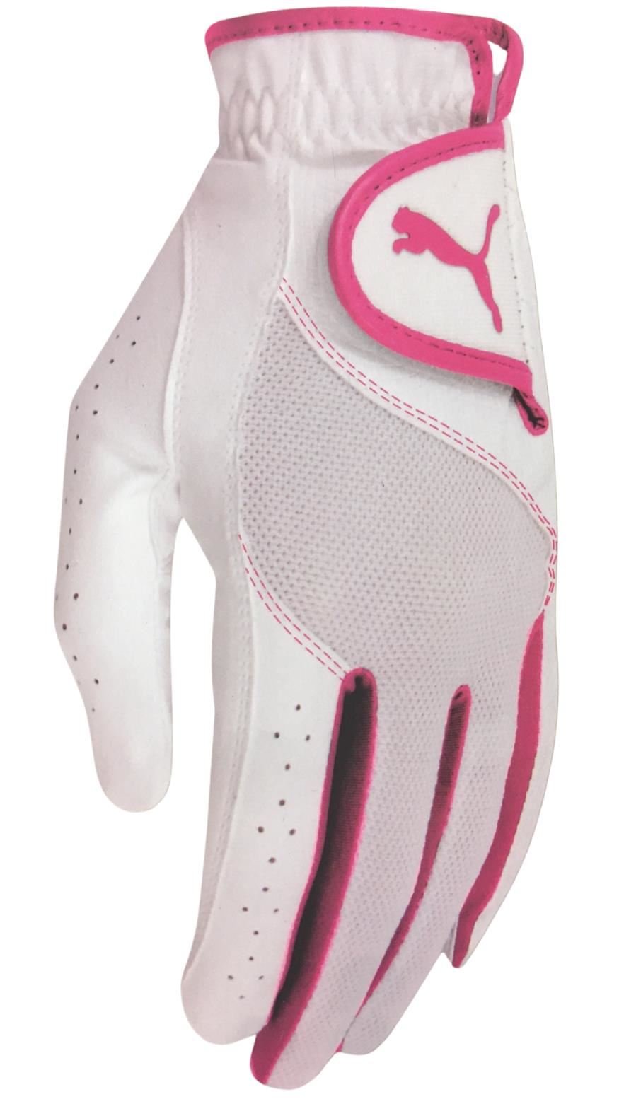 Puma Golf Puma Sport Performance guanti da golf donna, bianco/lampone