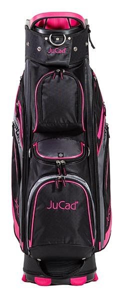 JuCad Sporty cart bag, nero/rosa