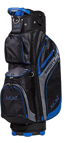 JuCad Sporty cart bag, nero/blu