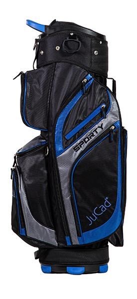 JuCad Sporty cart bag, nero/blu