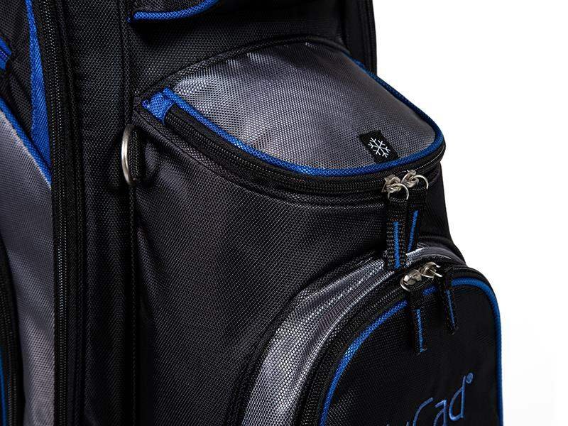 JuCad Sporty cart bag, nero/blu