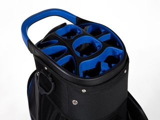 JuCad Sporty cart bag, nero/blu