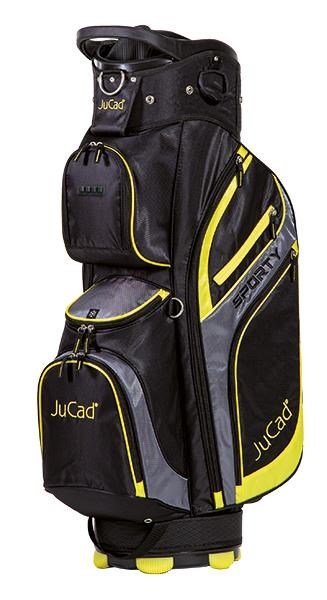 JuCad Sporty cart bag, nero/giallo
