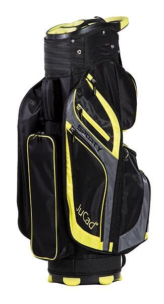 JuCad Sporty cart bag, nero/giallo