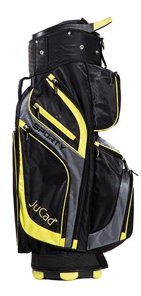 JuCad Sporty cart bag, nero/giallo