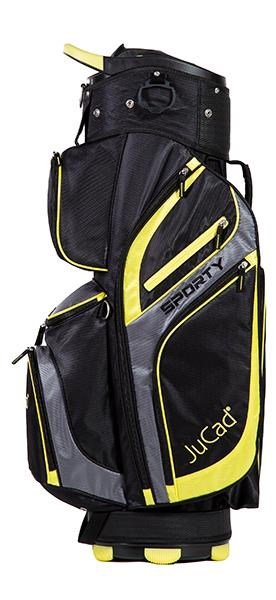 JuCad Sporty cart bag, nero/giallo