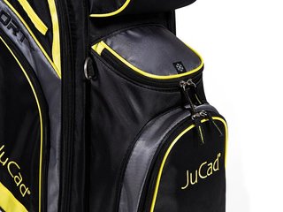 JuCad Sporty cart bag, nero/giallo