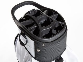 JuCad Sporty cart bag, nero/giallo